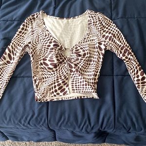 Small dotted crop top